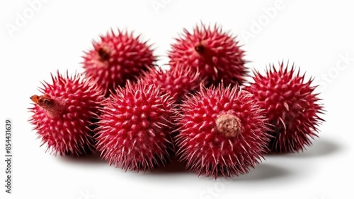  Spiky red fruit ready to be savored