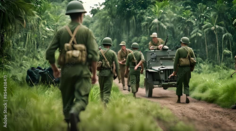 Americans in the Vietnam War. Dramatic Portrayal Americans in the Vietnam War. Dramatic Portrayal