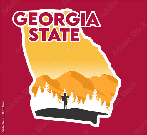 georgia state with beautiful views