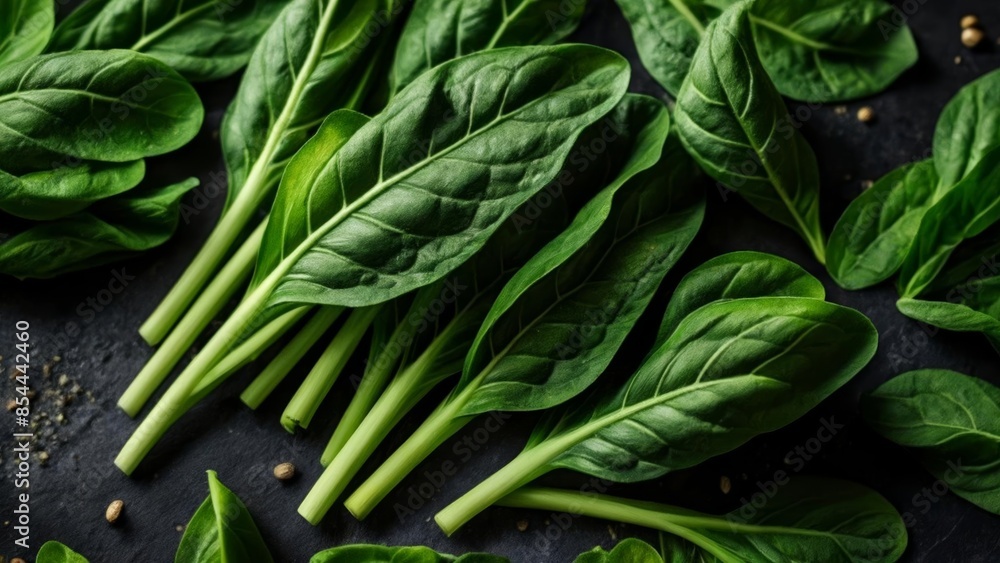 Fresh greens ready to be savored Fresh greens ready to be savored
