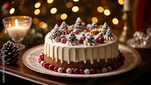 Wallpaper Mural  Celebrate in style with this festive Christmas cake Torontodigital.ca
