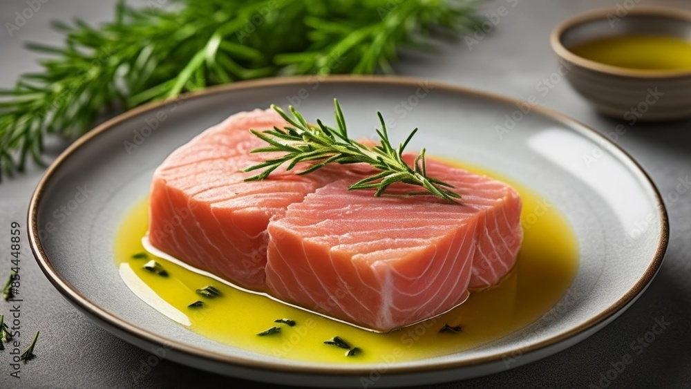 Deliciously fresh seafood dish ready to be savored Deliciously fresh seafood dish ready to be savored