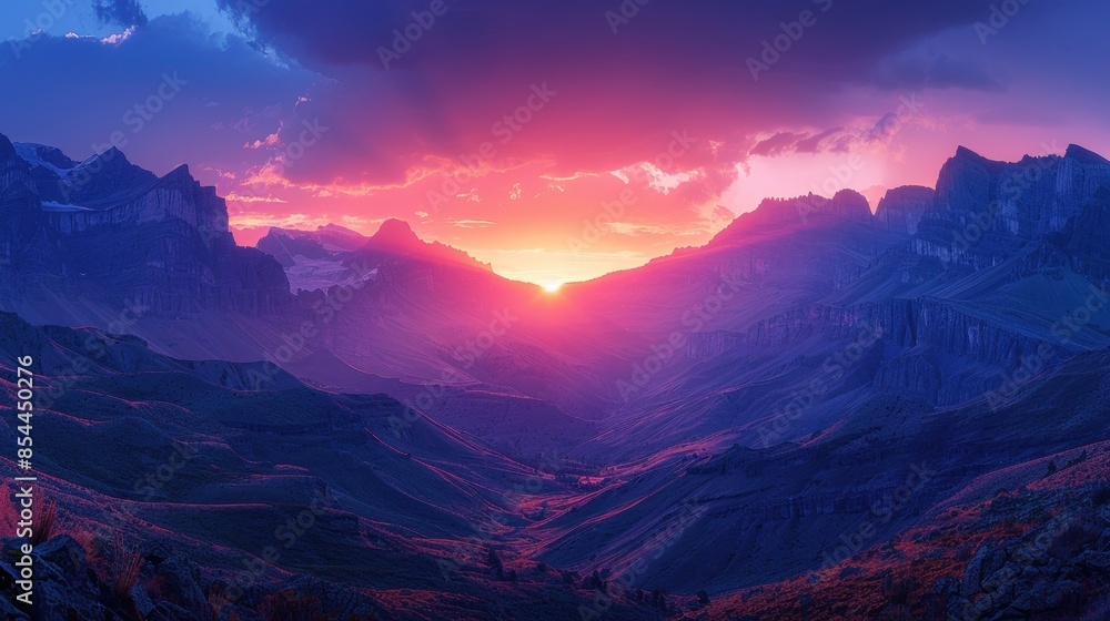 Against a backdrop of dusky blues and purples, the setting sun casts its final rays over a rugged mountain range. The peaks, tinged with the last vestiges of daylight, stand in stark contrast to the Against a backdrop of dusky blues and purples, the setting sun casts its final rays over a rugged mountain range. The peaks, tinged with the last vestiges of daylight, stand in stark contrast to the