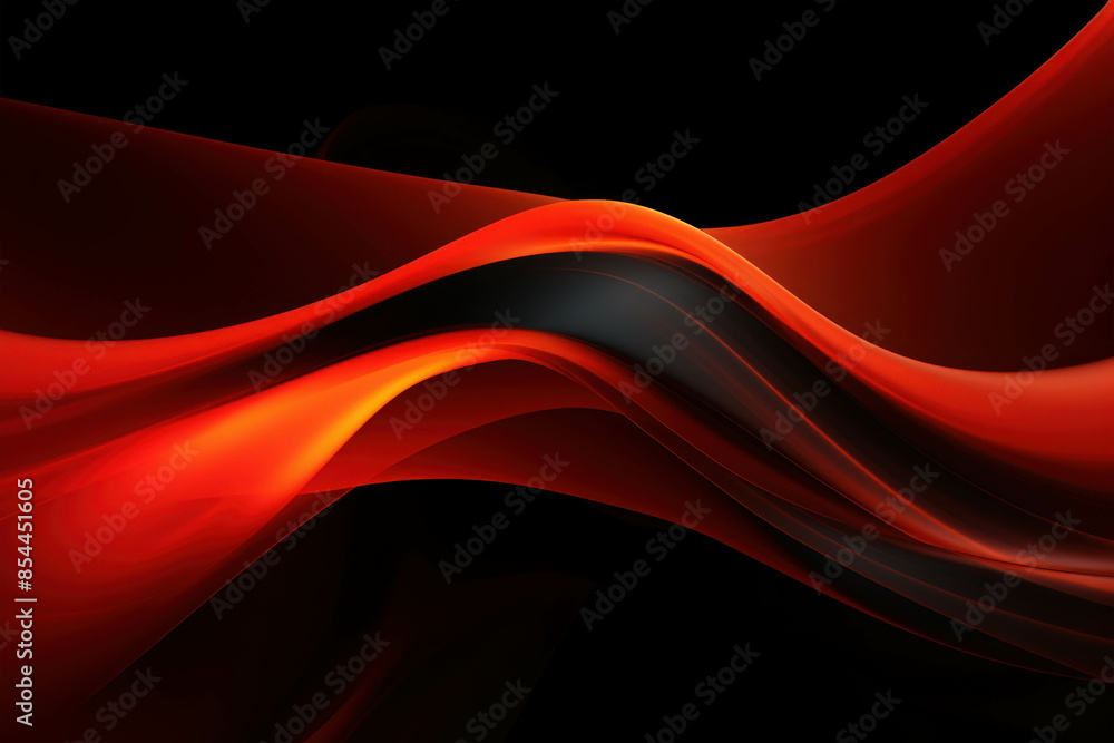 Abstract Waves of Red and Black Flowing Together Creating a Dynamic and Energetic Visual Composition Abstract Waves of Red and Black Flowing Together Creating a Dynamic and Energetic Visual Composition