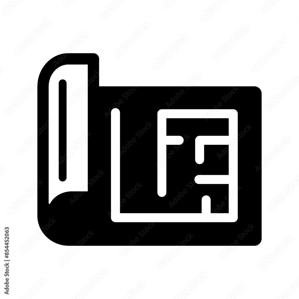Tile floor material vector icon design in perspective view. That is a floor finishing material for paving or laying to decoration interior and exterior. bathroom, kitchen, toilet. EPS 10 Tile floor material vector icon design in perspective view. That is a floor finishing material for paving or laying to decoration interior and exterior. bathroom, kitchen, toilet. EPS 10