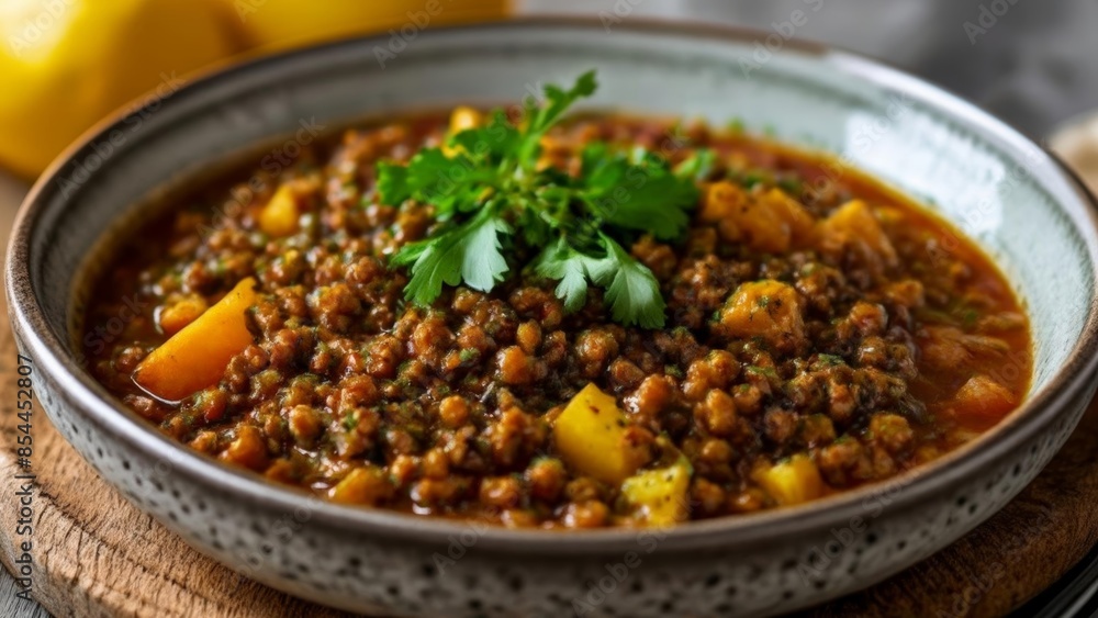 Deliciously hearty stew ready to warm your soul Deliciously hearty stew ready to warm your soul