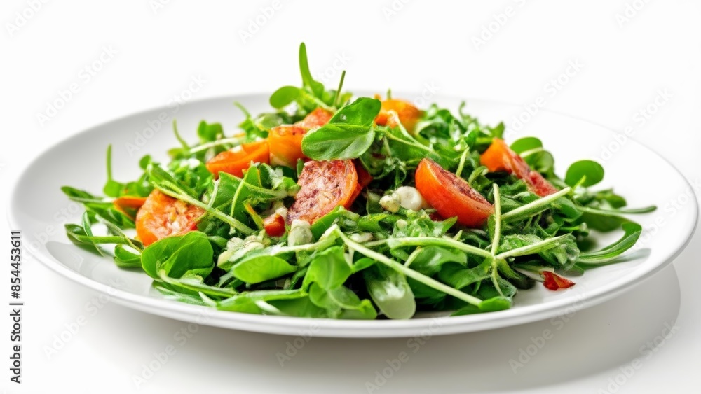 Fresh and vibrant salad ready to be savored Fresh and vibrant salad ready to be savored