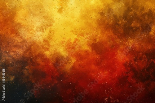 Intense Flames and Swirling Smoke Against a Dark Background Captured in High Definition © photolas