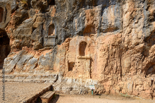 Caesarea Philippi, ancient roman city, Pagan, hells gate photo