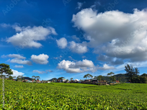 landscape with sky and clouds