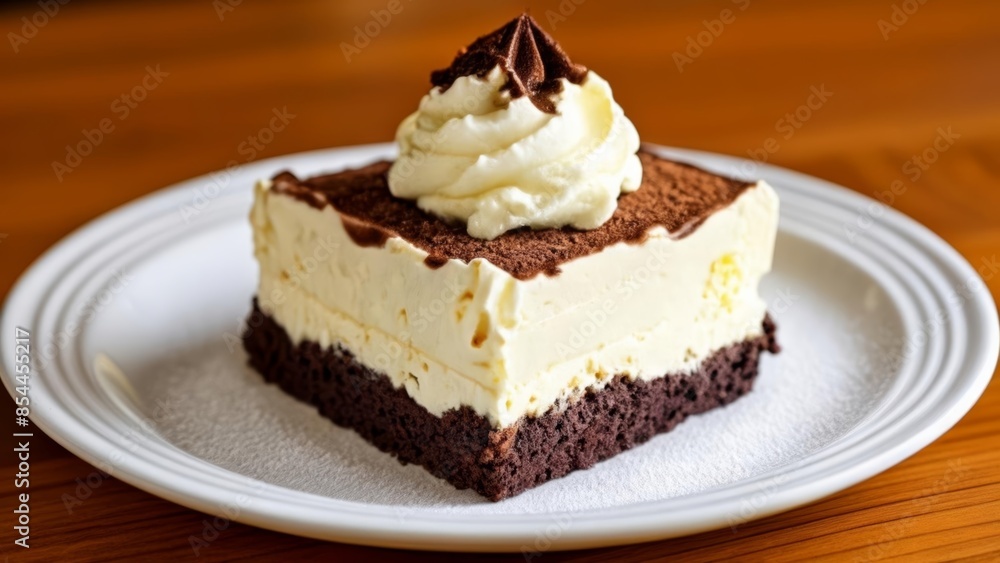 Deliciously tempting dessert ready to be savored Deliciously tempting dessert ready to be savored