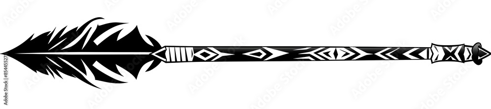 Monochrome Tribal Arrow Graphic Design Monochrome Tribal Arrow Graphic Design