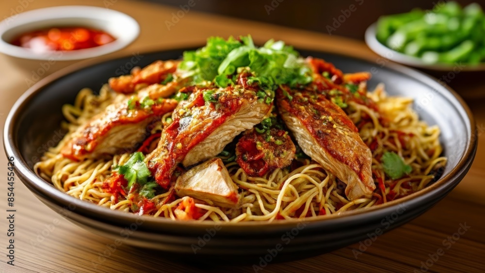Delicious Asian cuisine ready to be savored Delicious Asian cuisine ready to be savored