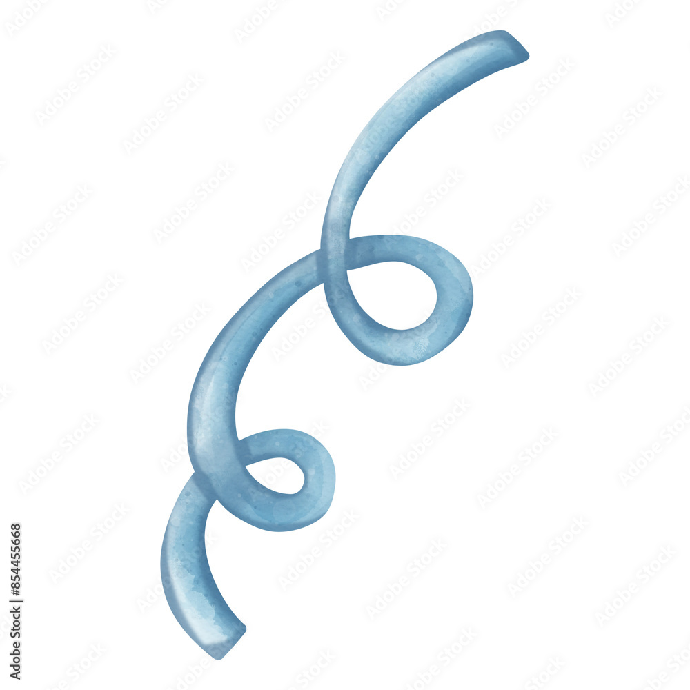 Elegant blue decorative swirl design element, perfect for adding a touch of sophistication to any graphic or artistic project. Elegant blue decorative swirl design element, perfect for adding a touch of sophistication to any graphic or artistic project.