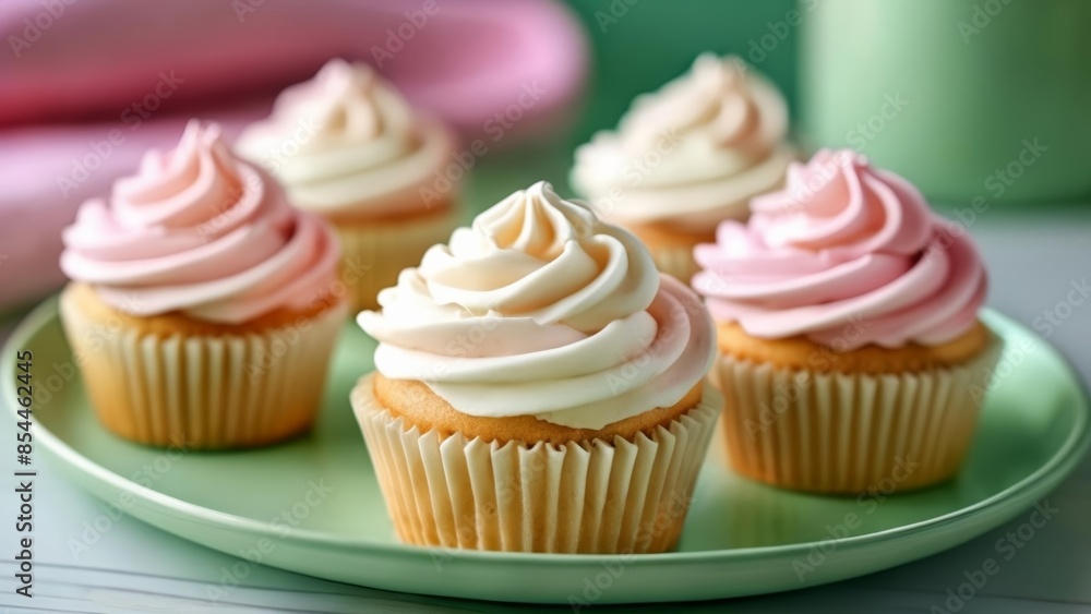 Deliciously decorated cupcakes ready to be enjoyed Deliciously decorated cupcakes ready to be enjoyed