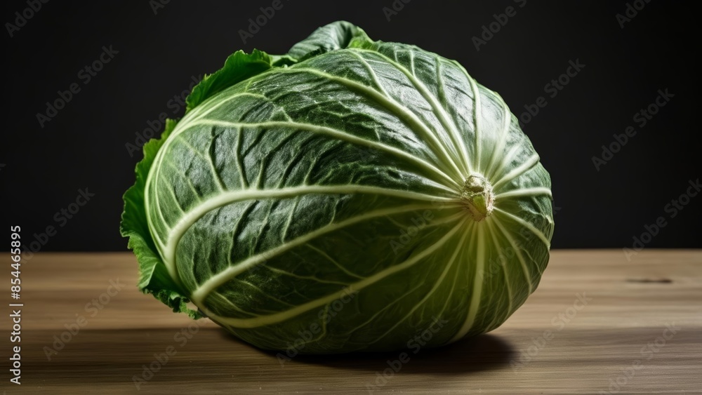 Fototapeta premium Fresh crisp cabbage ready for a healthy meal