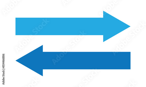 Transfer icon. Exchange arrow icon. Exchange arrow icons - Swap icon with two arrow.