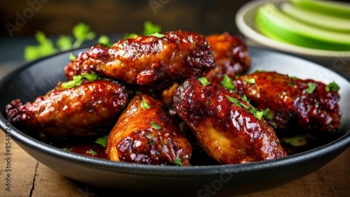  Delicious BBQ wings ready to be savored
