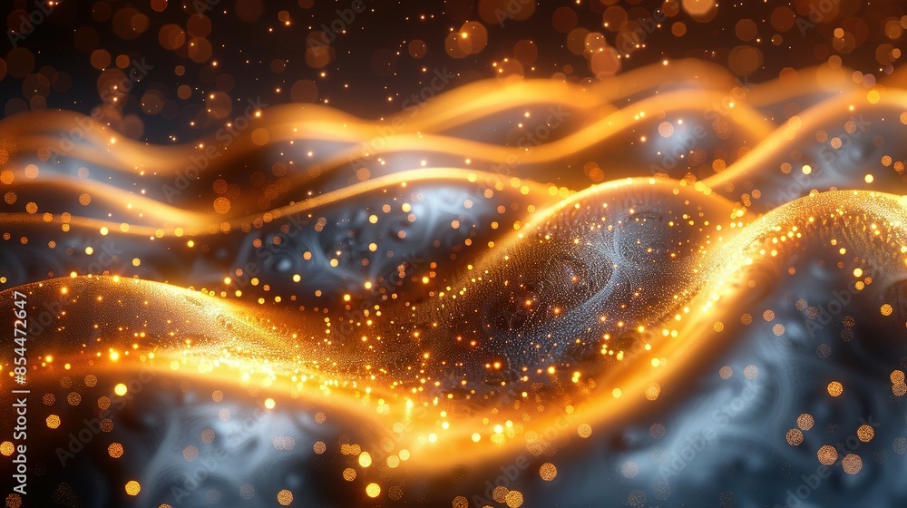 Golden Lines in Vector: Abstract Luxury Background Golden Lines in Vector: Abstract Luxury Background