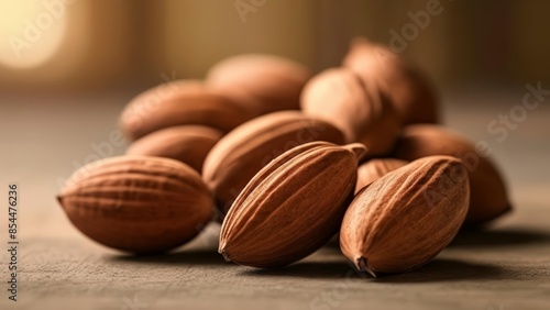  Nutty Delight  A pile of almonds ready to be savored photo
