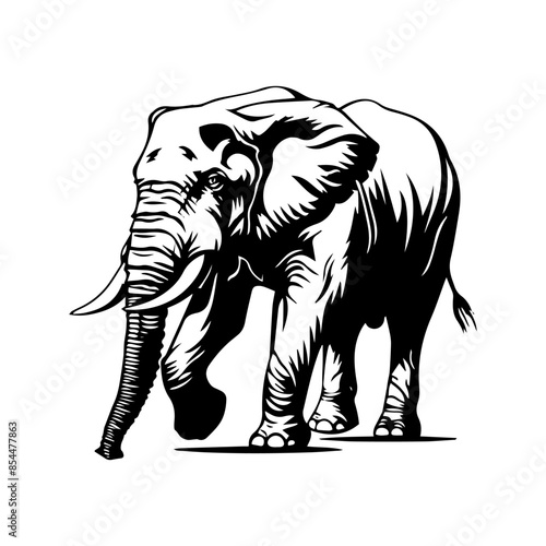 illustration of an elephant