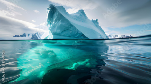 Iceberg - Hidden Danger And Global Warming Concept. © Nim