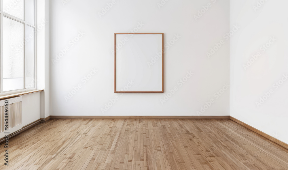 Modern Room with Blank Frame for Versatile Design Display Modern Room with Blank Frame for Versatile Design Display