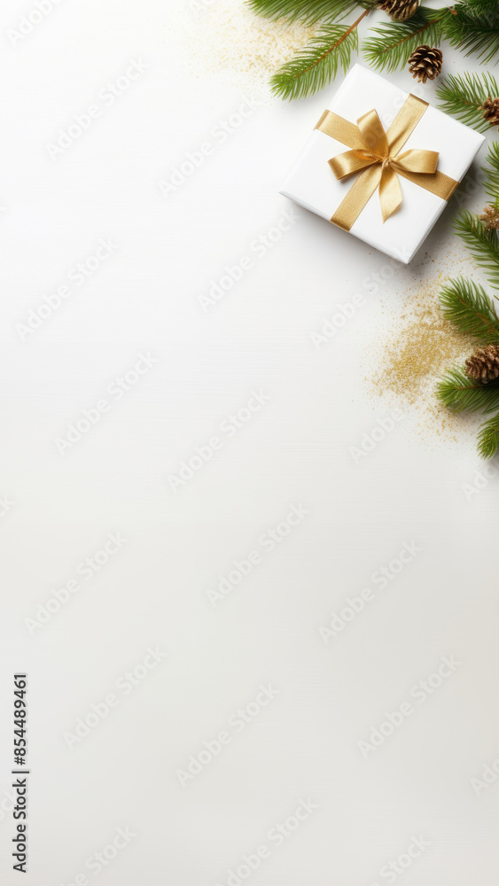 Christmas gift box background. Christmas gift box background.
