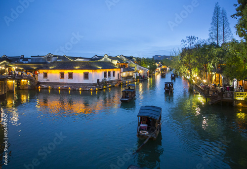 Wuzhen, a water town in Jiangnan
