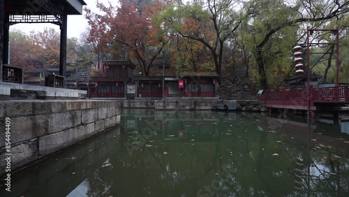 Water Scenery of Suzhou Street, Summer Palace, Beijing