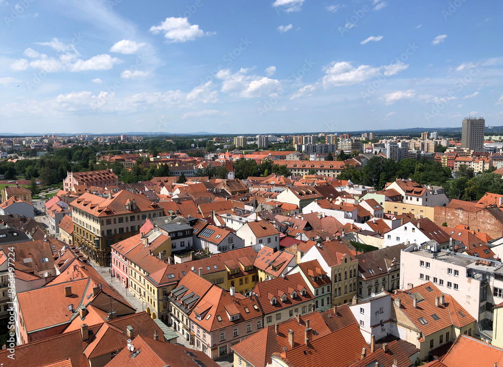 Obraz premium Typical European City