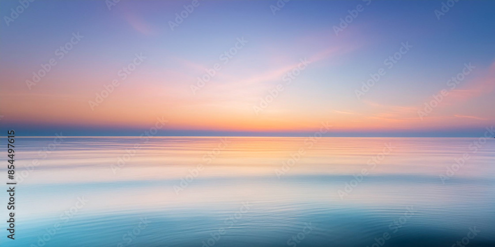 Obraz premium 静かな海,夜明けの海,Generative AI AI画像