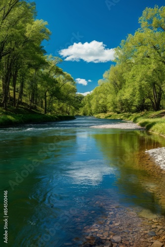 stunning photo of a serene river flowing 2