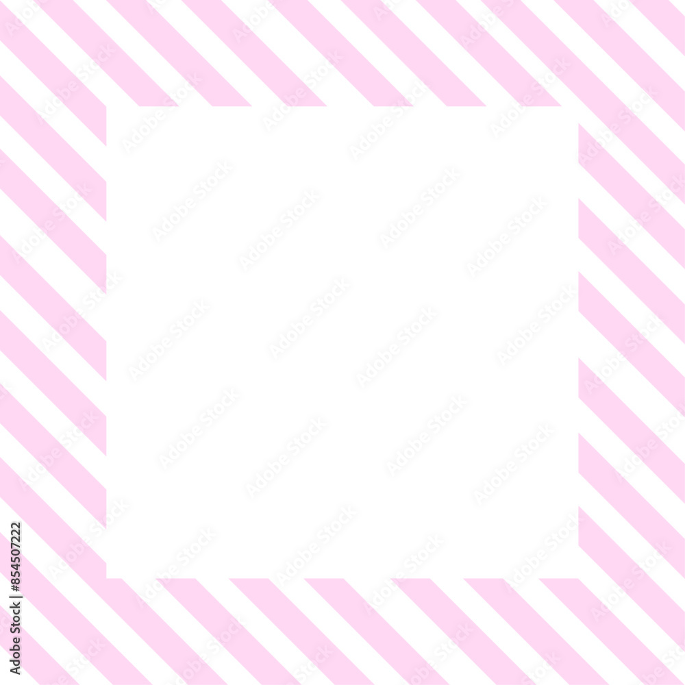 Colorful striped frame in cute pastel pattern Colorful striped frame in cute pastel pattern