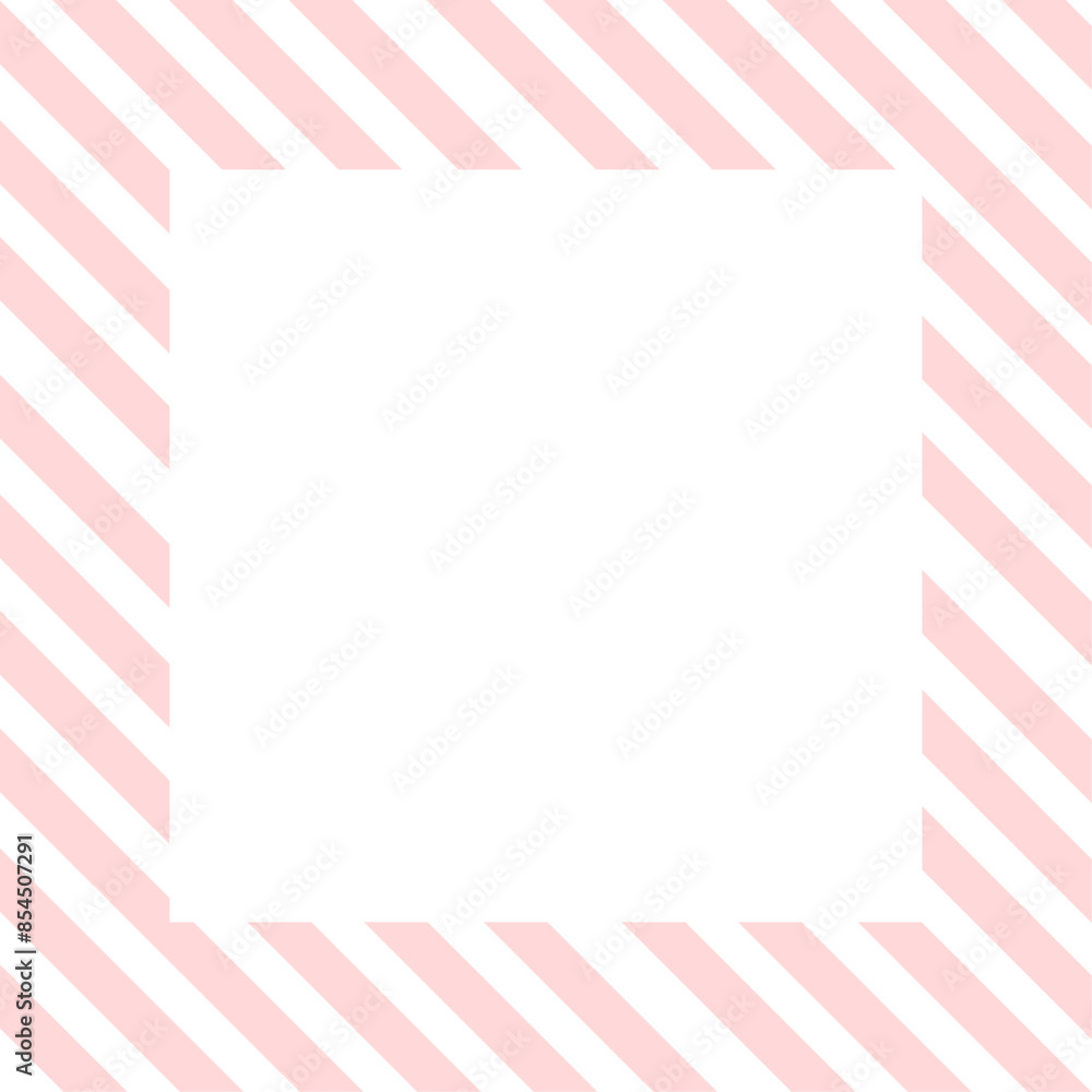 Colorful striped frame in cute pastel pattern Colorful striped frame in cute pastel pattern