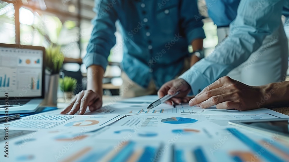 Business Professionals Analyzing Data Business Professionals Analyzing Data