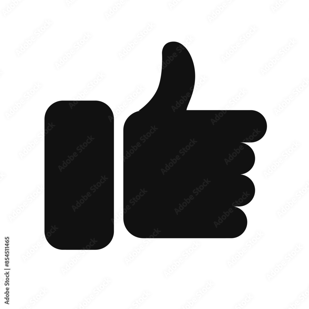 Facebook thumb up like on white background Facebook thumb up like on white background