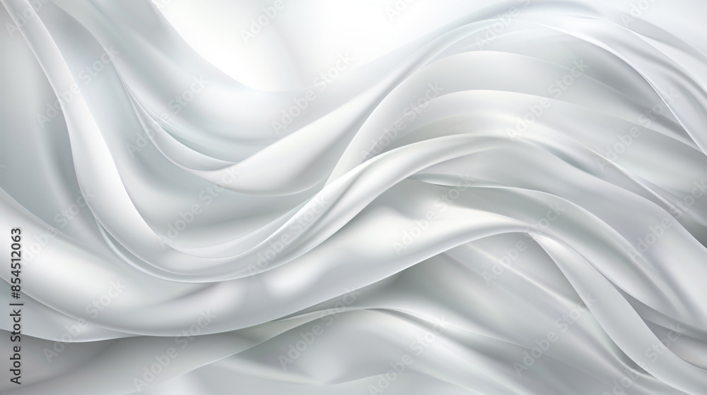 Abstract white background with smooth lines and gradients, soft light and shadow effects, elegant silver color scheme Abstract white background with smooth lines and gradients, soft light and shadow effects, elegant silver color scheme