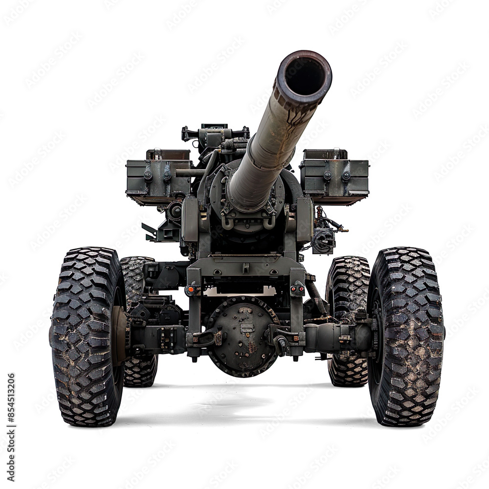 Artillery isolated on a transparent background Artillery isolated on a transparent background