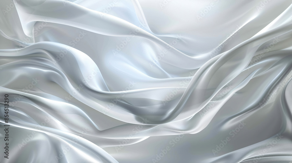 Abstract white background with smooth lines and gradients, soft light and shadow effects, elegant silver color scheme Abstract white background with smooth lines and gradients, soft light and shadow effects, elegant silver color scheme