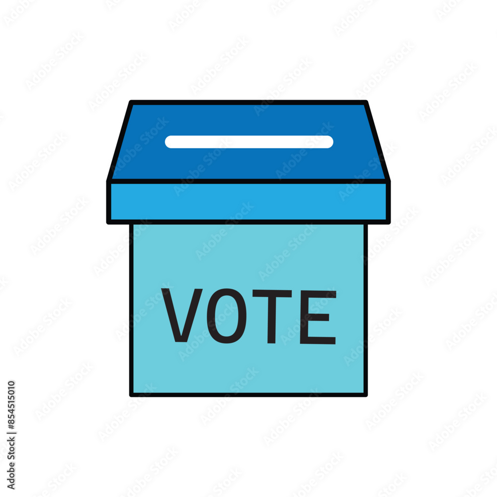 Hand voting ballot box icon, Election Vote concept, Simple flat design for web site, logo, app, UI, Vector illustration. Eps file 9. Hand voting ballot box icon, Election Vote concept, Simple flat design for web site, logo, app, UI, Vector illustration. Eps file 9.