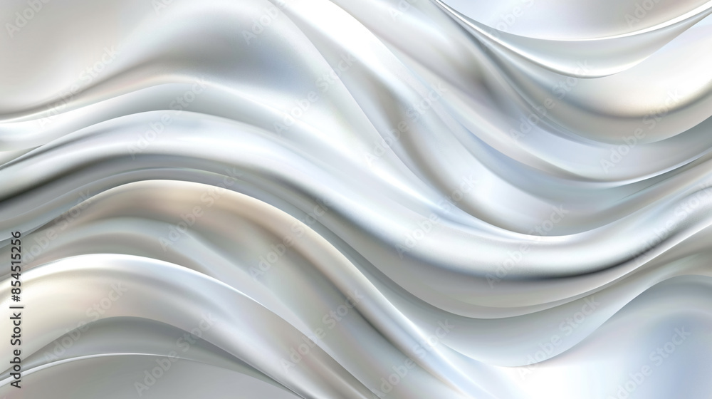 Abstract white background with smooth lines and gradients, soft light and shadow effects, elegant silver color scheme Abstract white background with smooth lines and gradients, soft light and shadow effects, elegant silver color scheme