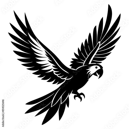 parrot silhouette SVG file