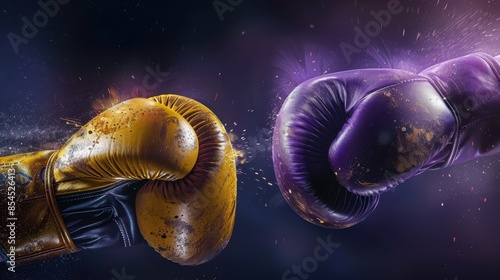The Clash of Boxing Gloves