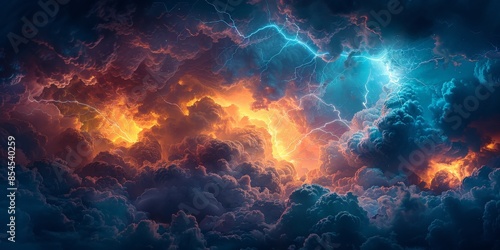 Thunderous Sky with Striking Lightning © Nice Seven