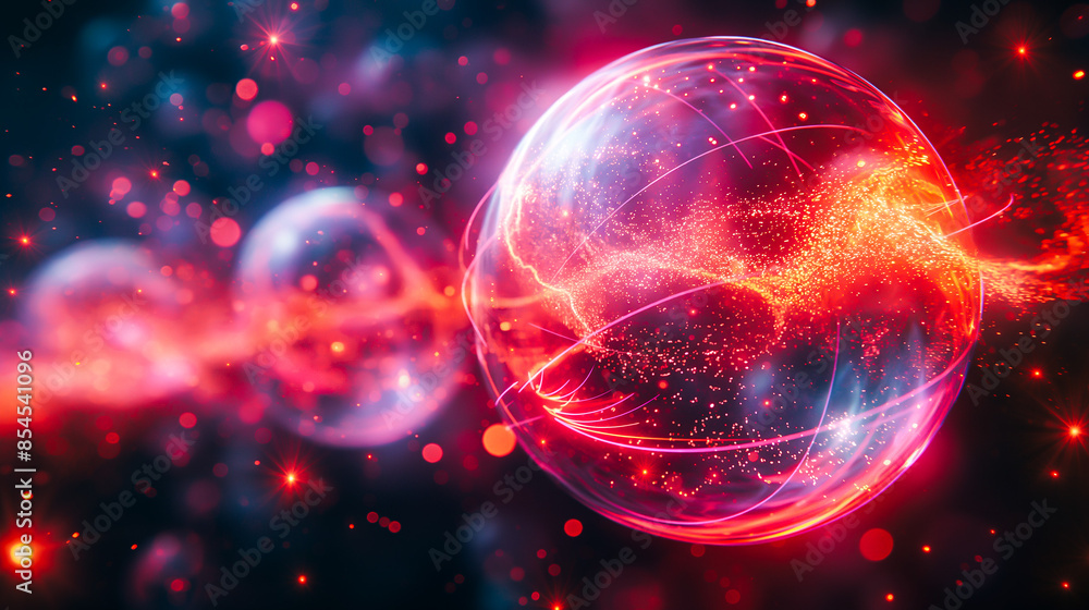 Translucent Soap Bubbles Float in Purple Light, Dreamy Macro Abstract Background. Ethereal Neon Glow, Soft Focus, Fantasy Art, Imagination. Magic, Serenity, Relaxation. Minimal, Trendy Modern Design Translucent Soap Bubbles Float in Purple Light, Dreamy Macro Abstract Background. Ethereal Neon Glow, Soft Focus, Fantasy Art, Imagination. Magic, Serenity, Relaxation. Minimal, Trendy Modern Design