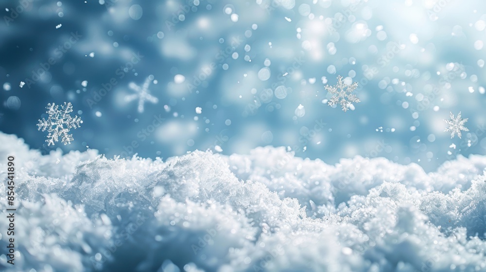 Natural Winter Christmas background with sky. Natural Winter Christmas background with sky.