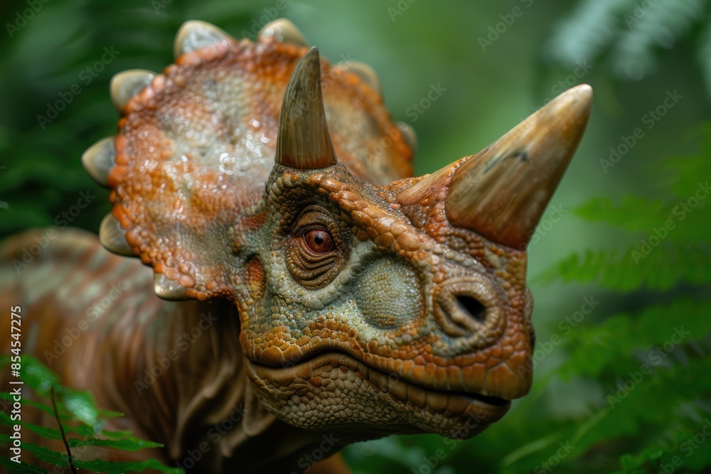 Closeup of a colorful chameleon in the jungle Closeup of a colorful chameleon in the jungle