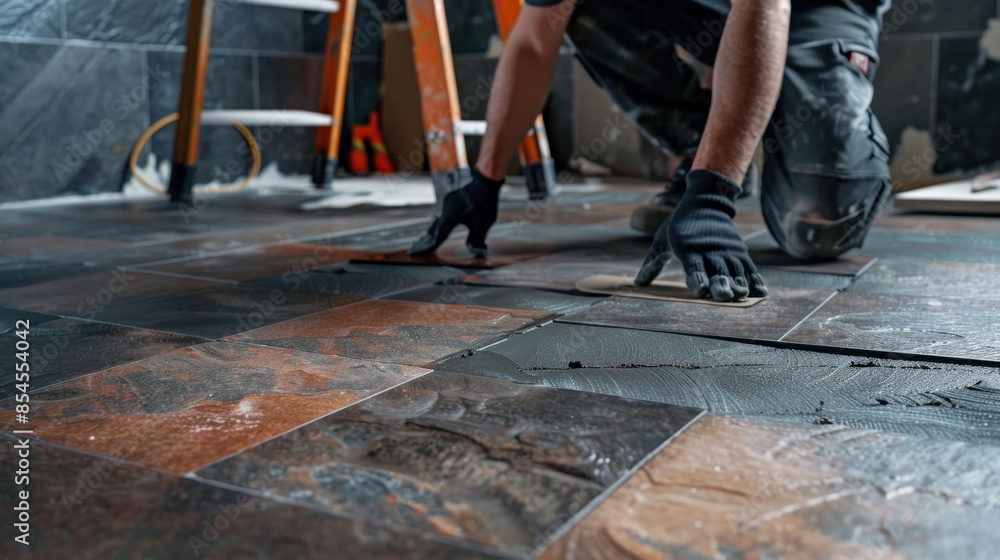 The Tiling Floor Process The Tiling Floor Process