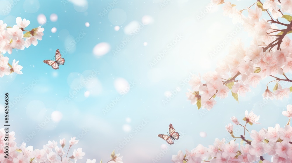 Beautiful blooming almond tree with flowers in full bloom. Concept for Spring. Beautiful blooming almond tree with flowers in full bloom. Concept for Spring.